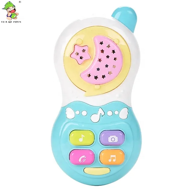 Детский телефон со звуком и светом
