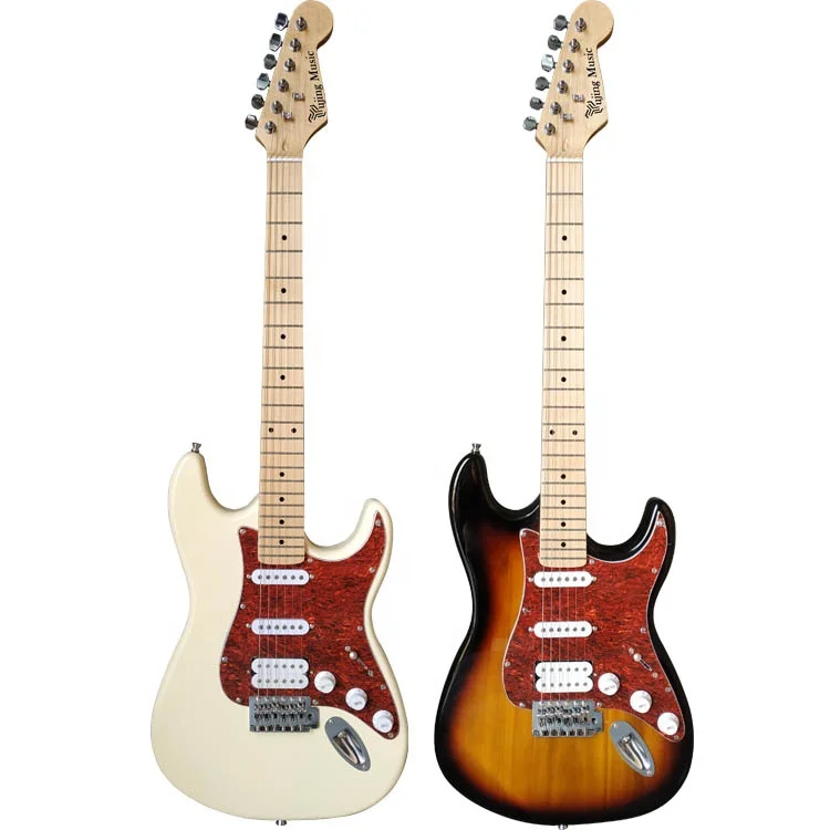 wholesale High Glossy and high quality china 6 string electric guitar with customized logo in factory price