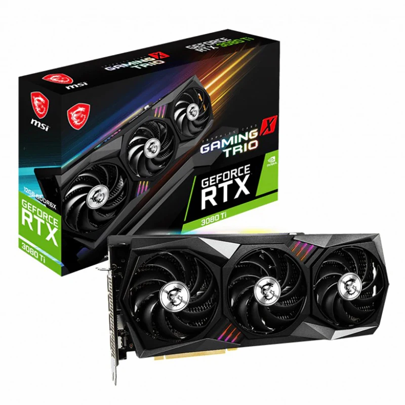 New Arrival Video Card MSIs RTX 3080 Ti Gaming Trio X 12GB 384 Bit RTX 3080ti For Gaming
