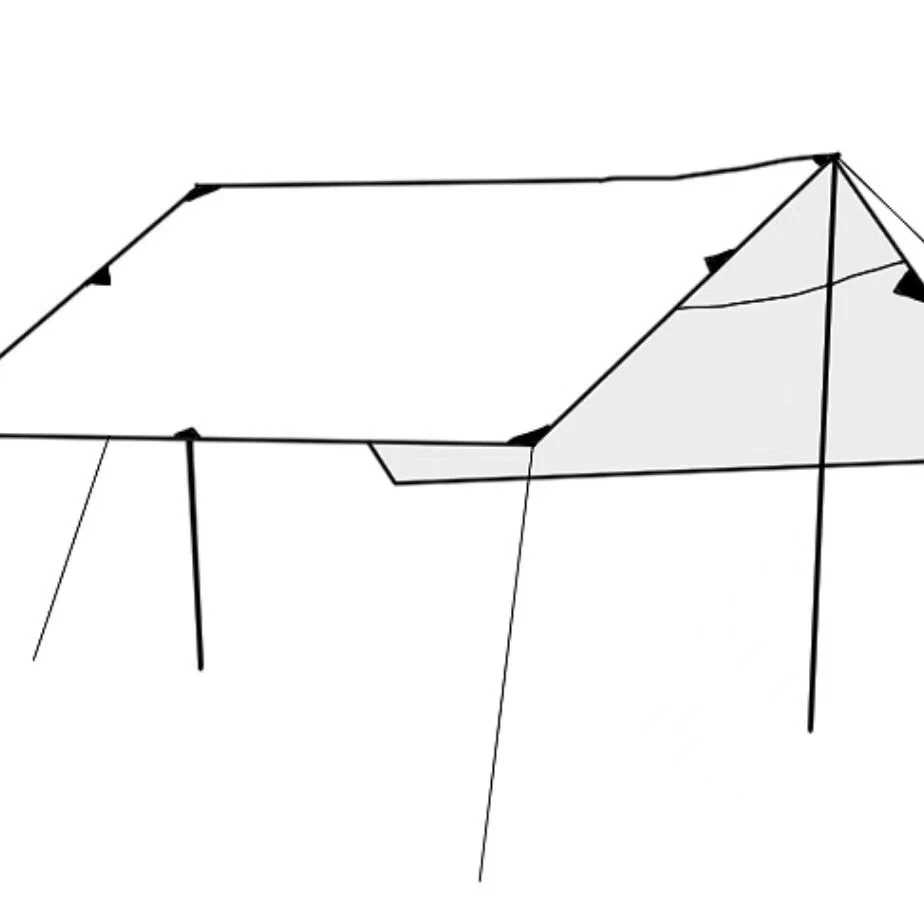 Modern style 210D oxford clothing 300*300cm tent for camping