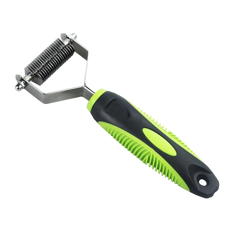 High Quality Pet Grooming Tool Undercoat Blades Dematting Rake Comb For Dog And Cat