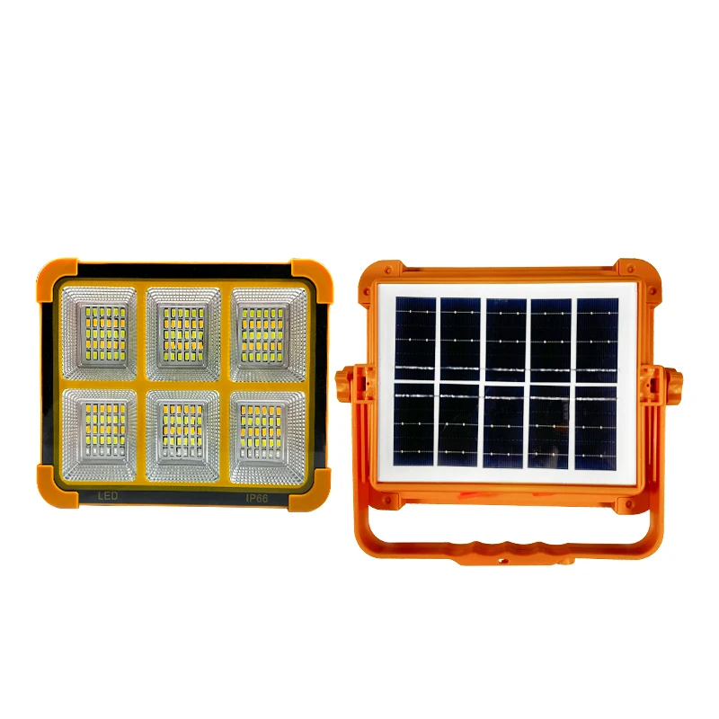 Прямая Продажа с фабрики перезаряжаемые 200W/400W/600W светодиодные солнечные уличные фонари ABS Body кемпинговые лампы