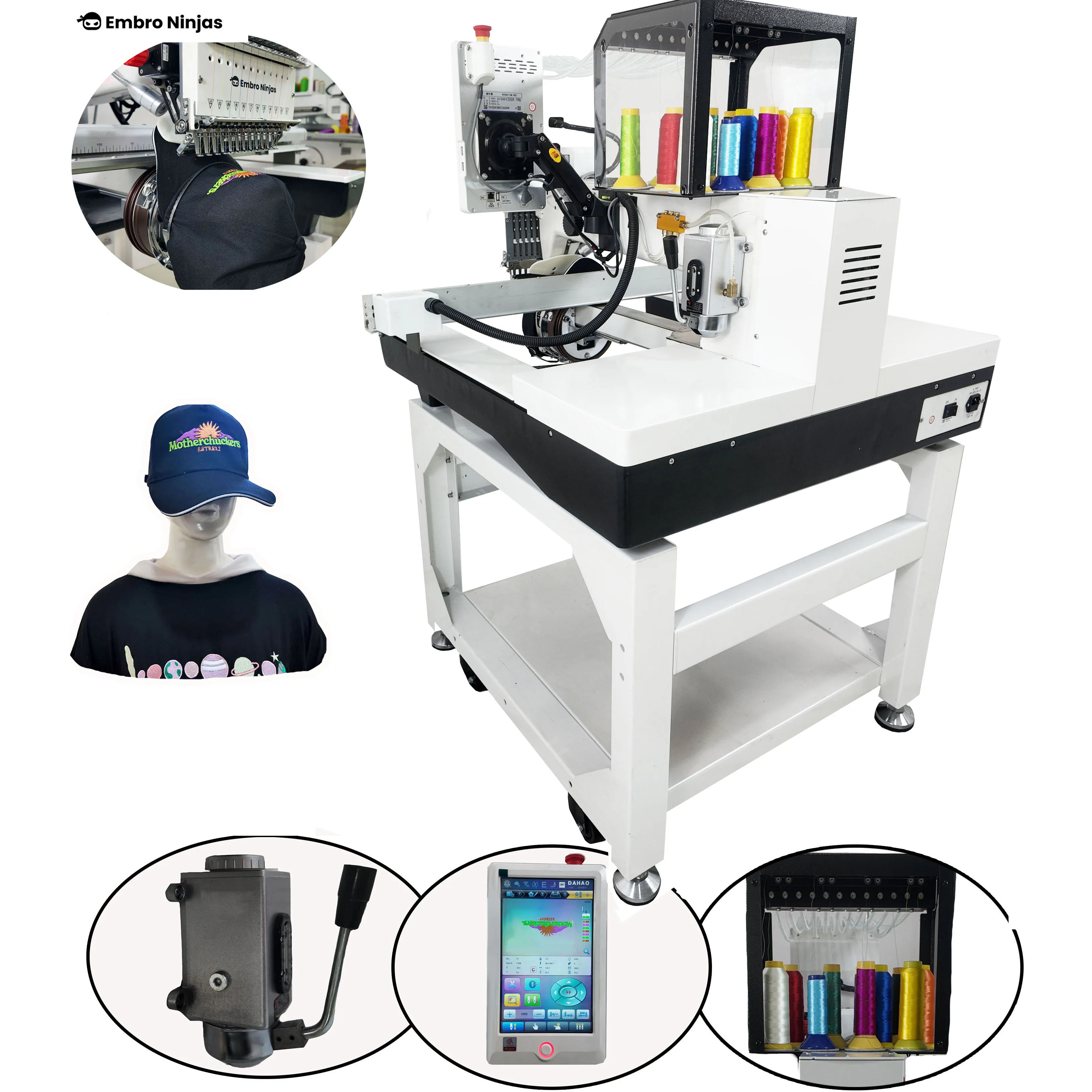 Высококачественная машинка для вышивки с одной головкой