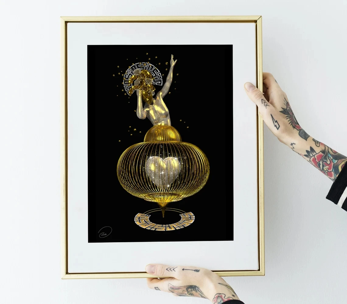 Luxury Modern Secret Poster Wall Art Decor for Home Office Living Room Contemporary Print Anniversary Gifts Canvas Paintings