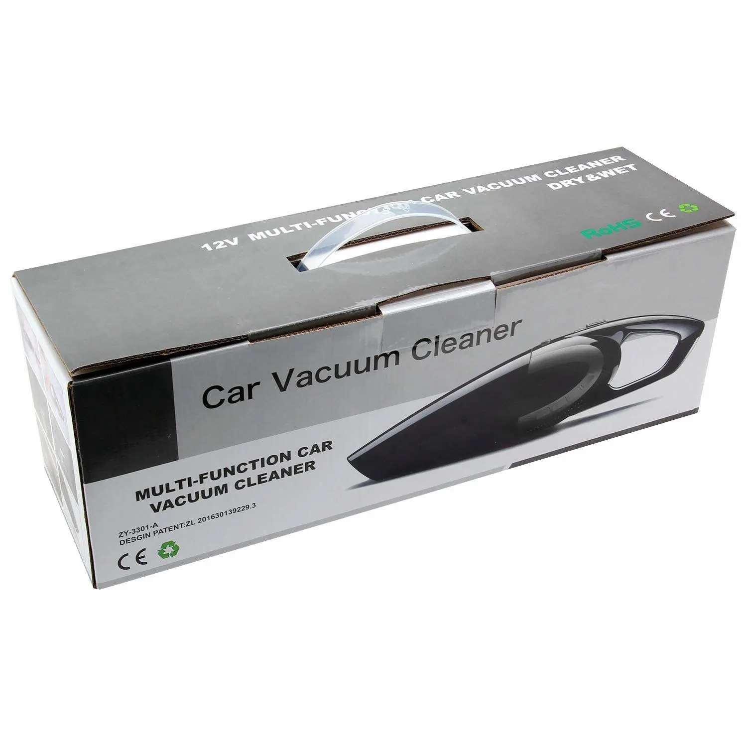 Автомобильный пылесос, проводной, 12 В постоянного тока, высокомощный компактный ручной пылесос с HEPA-фильтром и светодиодной подсветкой, 120 Вт, автомобильный пылесос