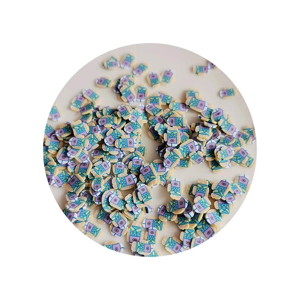 Bulk 500g 3D Ocean Sea Fish Polymer Clay Slice 5MM 10MM Cute Shape Hot Soft Sprinkles for Nail Art and Cellphone Decor