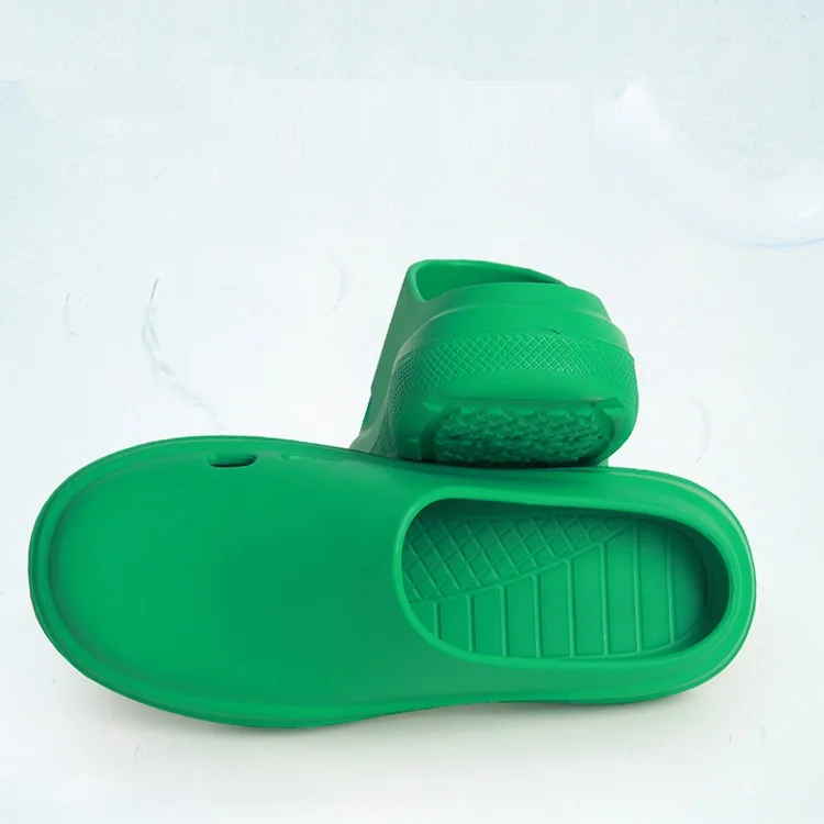 Waterproof Slip Resistant Unisex Slip On Thick Soled Light Breathable Slippers EVA Clogs Medical Work Shoes