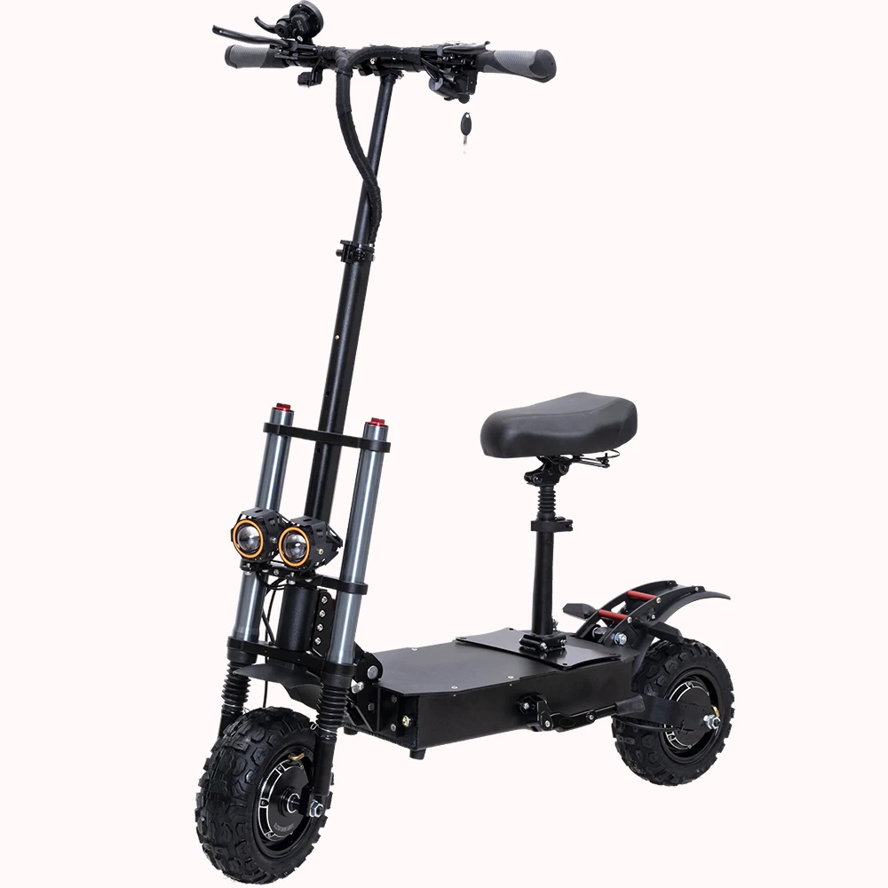 Factory price 11 inch 60v 5600w  6000W Doual Motor off road electric scooter All Terrain High Speed Electric Scooter
