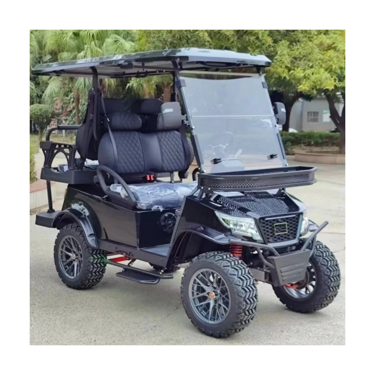 Off Road Street Legal 48V 72V Lithium Battery Karts Car Buggy 4 6 Seater carrito de Electric Golf Cart