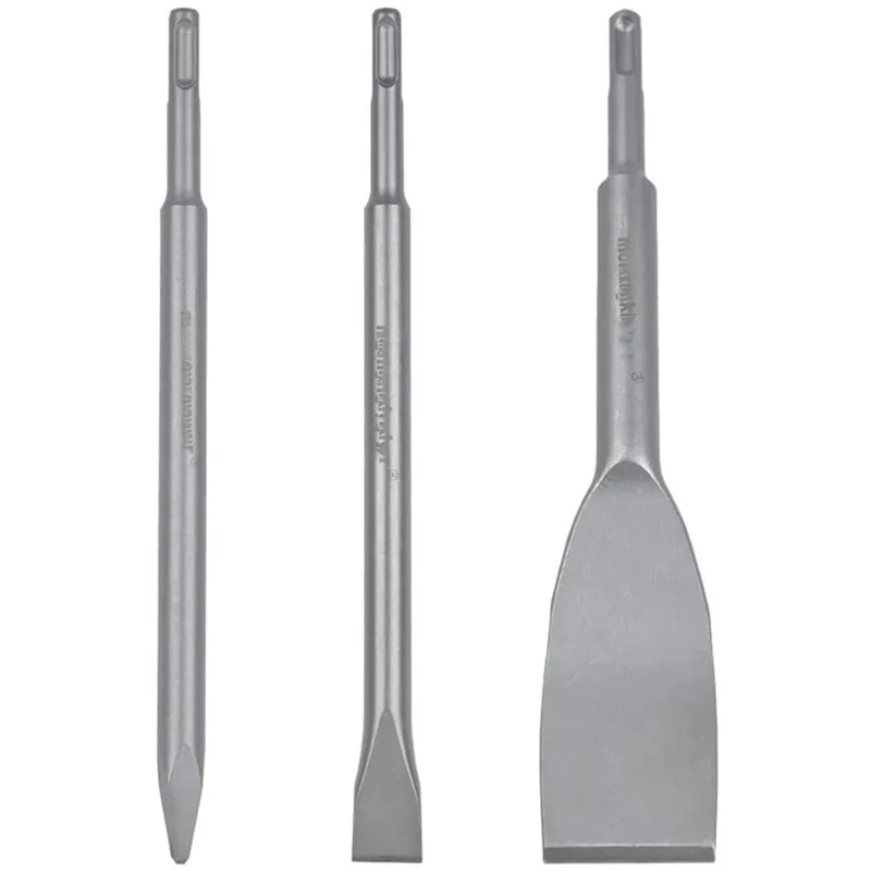 Heat Treatment Titanium Plating Tct Carbide Pointed Wide Flat Scraping Gouge Groove Chisels