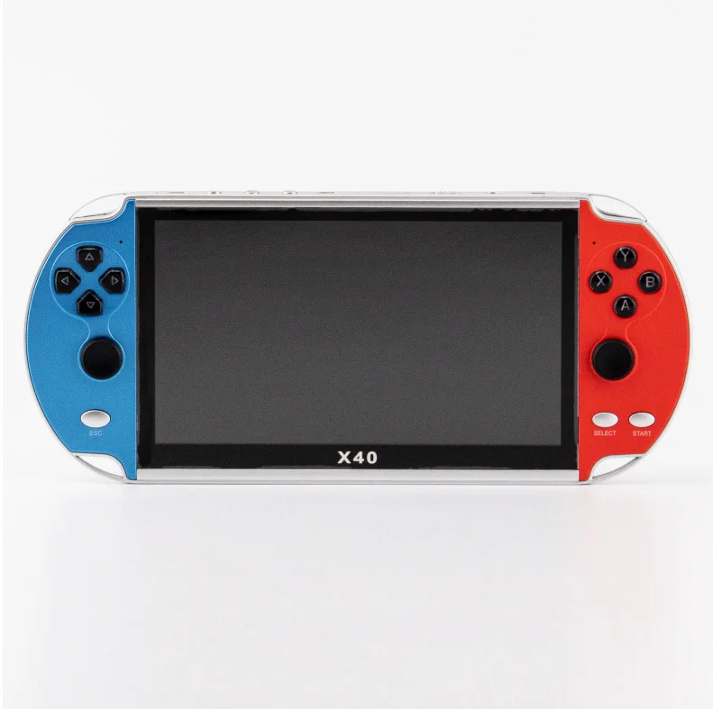 
2021 New Arrival X40 Retro Portable Handheld Video 7 Inch Support For Dual Console TV Output Game Console 