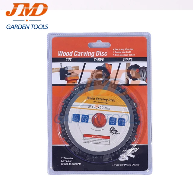 Wood Cutting Circular Disc Angle Grinder 5 inch 14 tooth chain Circular Saw Blade Special Multifunctional Circular Saw Blade