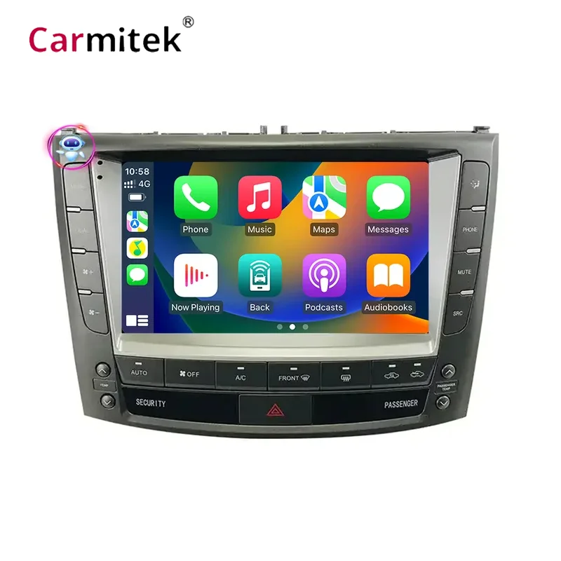 Android 12 для Lexus IS250 2006-2012 мультимедийный видеоплеер 4G Wi-Fi навигация GPS DSP Carplay android auto