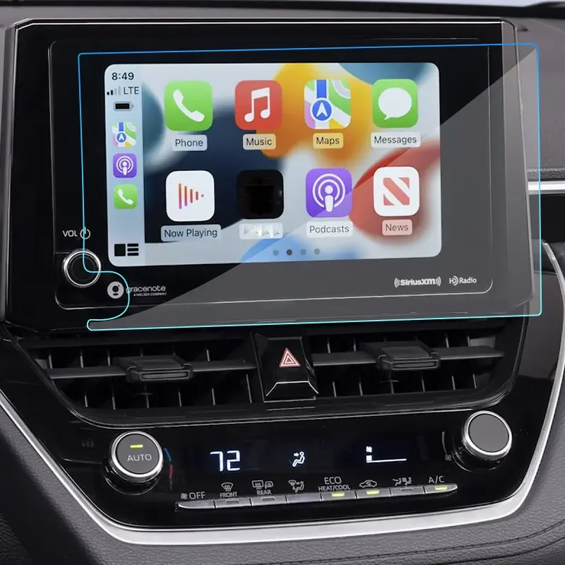 Car Multimedia Player LCD Dashboard Tempered Glass Film For Toyota Corolla Cross 2023 Rav4 Auto Interior Car Accessories