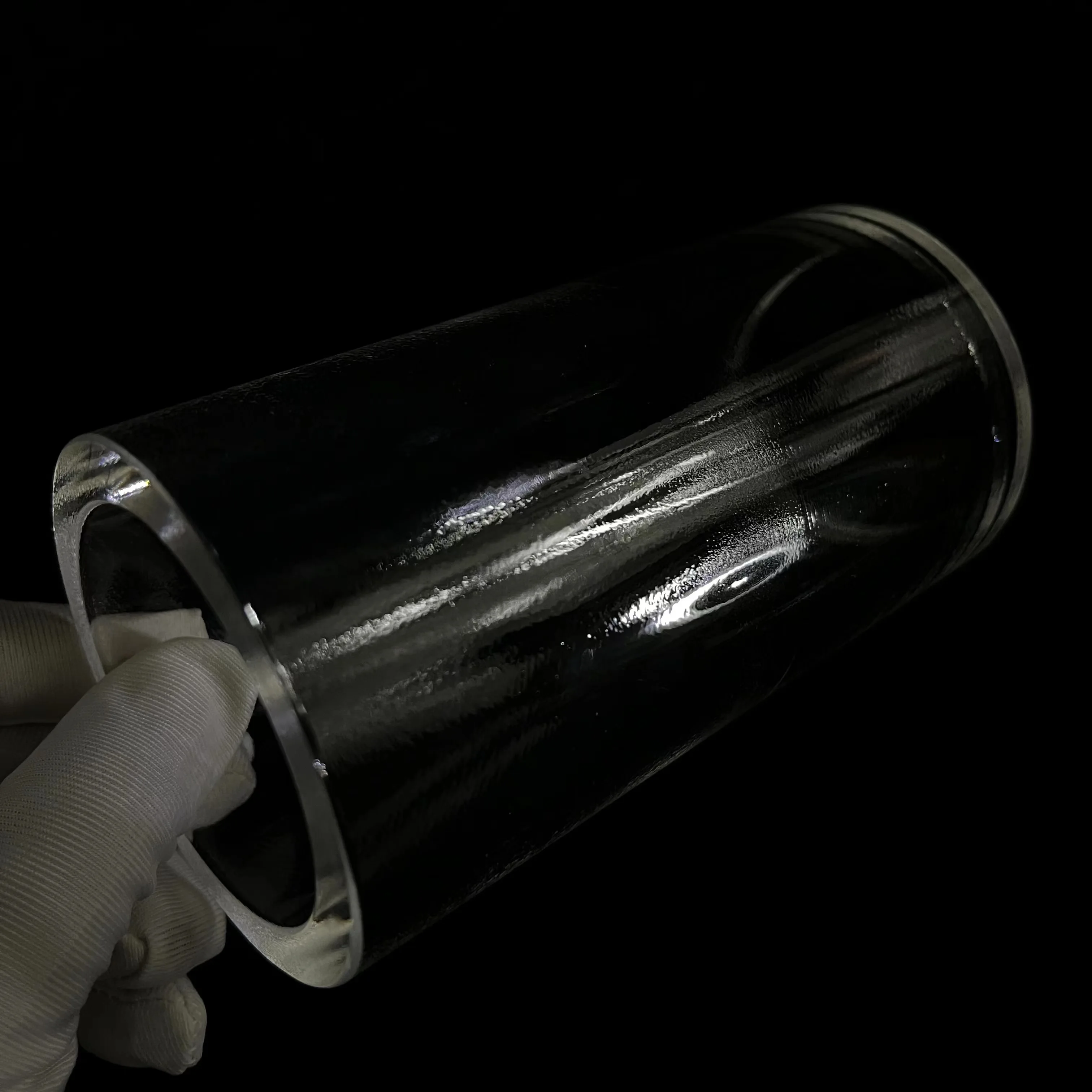 Heat resistant Customized Frosting surface treatment Borosilicate Quartz pipe Quartz glass tube