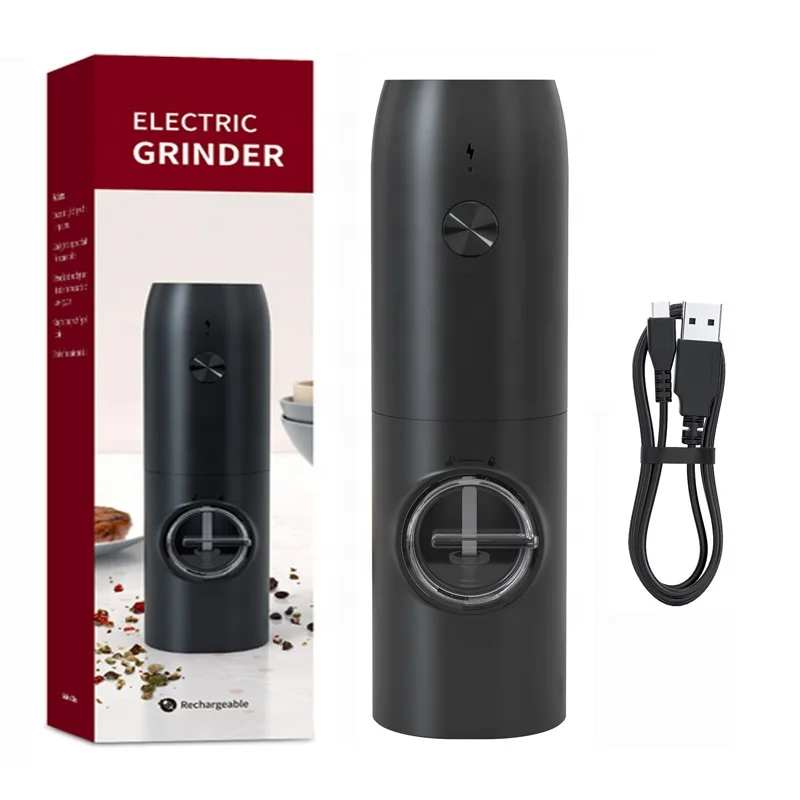 Best Seller Rechargeable Portable Adjustable 70ml Electric Salt And Pepper Grinder For Sale