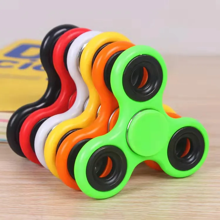 Amazon Hot Sale Fidget Spinner Toys ,Stress Relief Hand Spinner Finger Bearing Trispinner Toy,Logo Can Be Customized