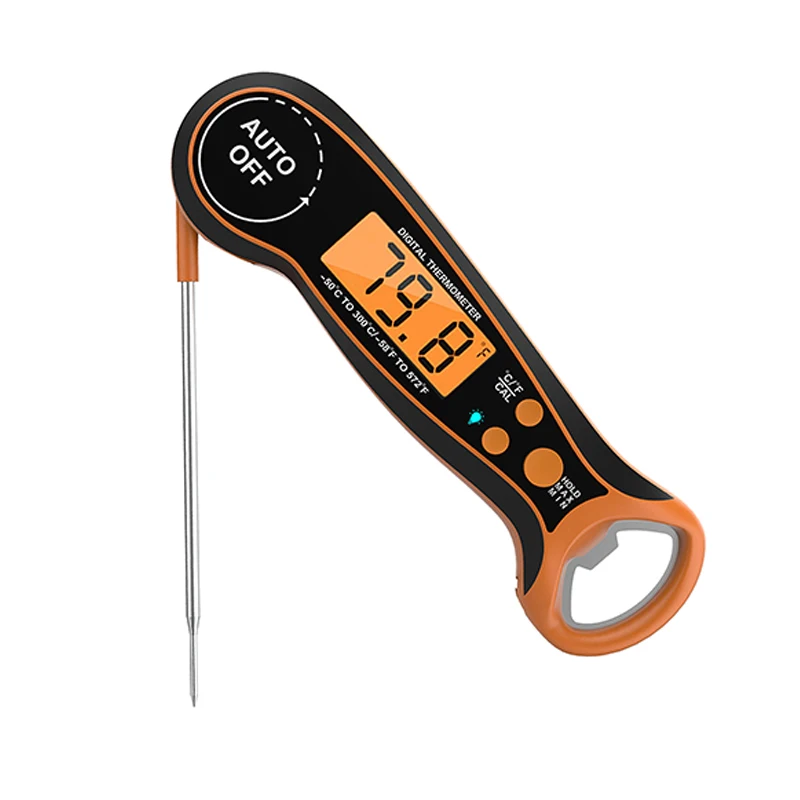 Bbq Meat Thermometers 180 degree automatic screen rotation Instant Read Digital Kitchen Wireless Food Thermometer