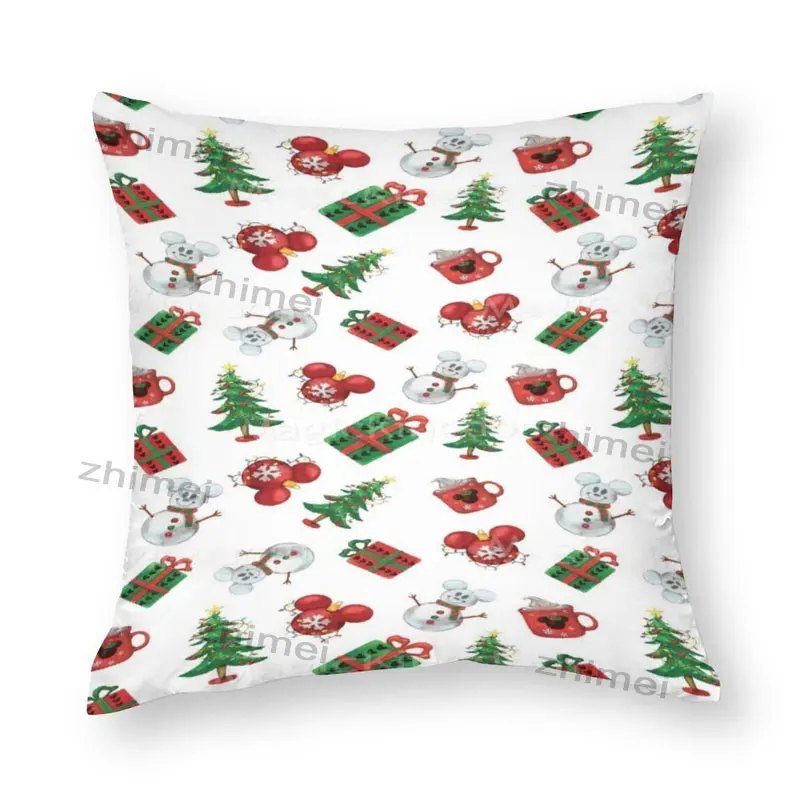 custom 3d printed cartoon anime xmas throw pillow case and cushions covers christmas decorative bamboo cotton pillow cover