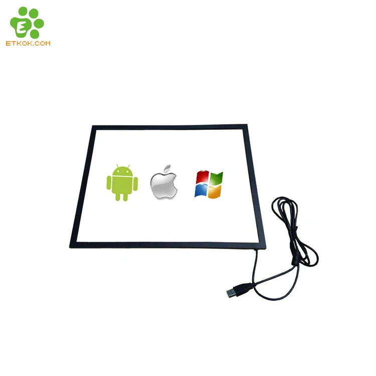 17 inch waterproof IR touch screen frame panel for gambling machine