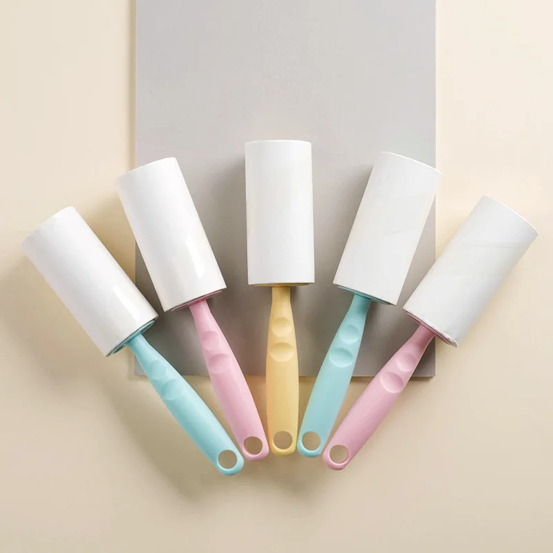 
Hair Sticking Device Rolling Brush Sticky Paper Sticky Hair Removing Felt Gray Clothes Stained With Hair Artifact Roll Paper 