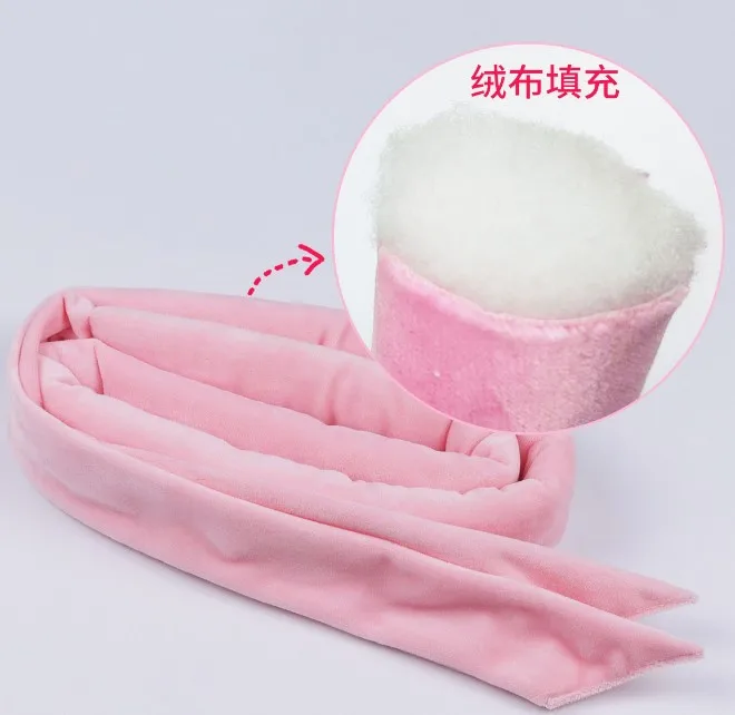 Long hair No Heat Curling Headband  Soft Velour Curling Ribbon Overnight Hair Rollers