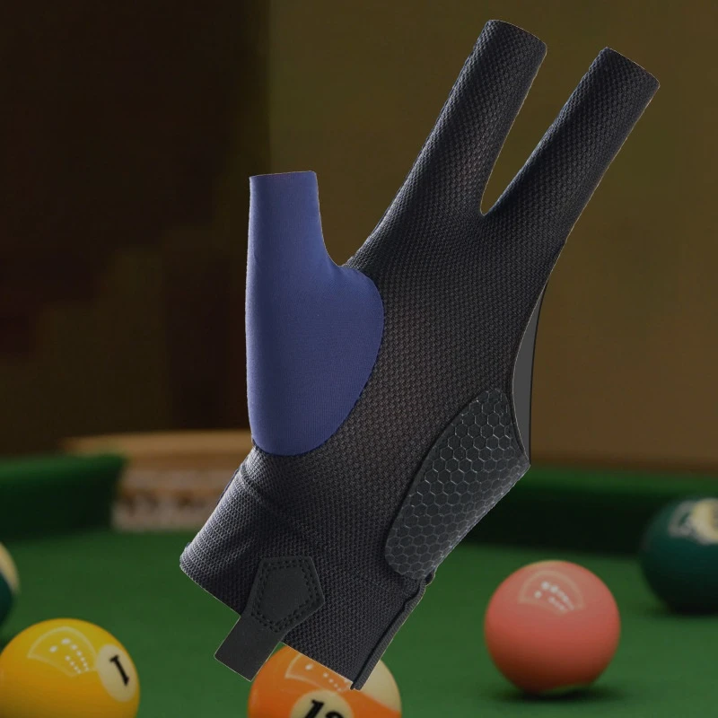 Custom billiards gloves three finger snooker cue gloves low price wholesale custom logo manufacturers