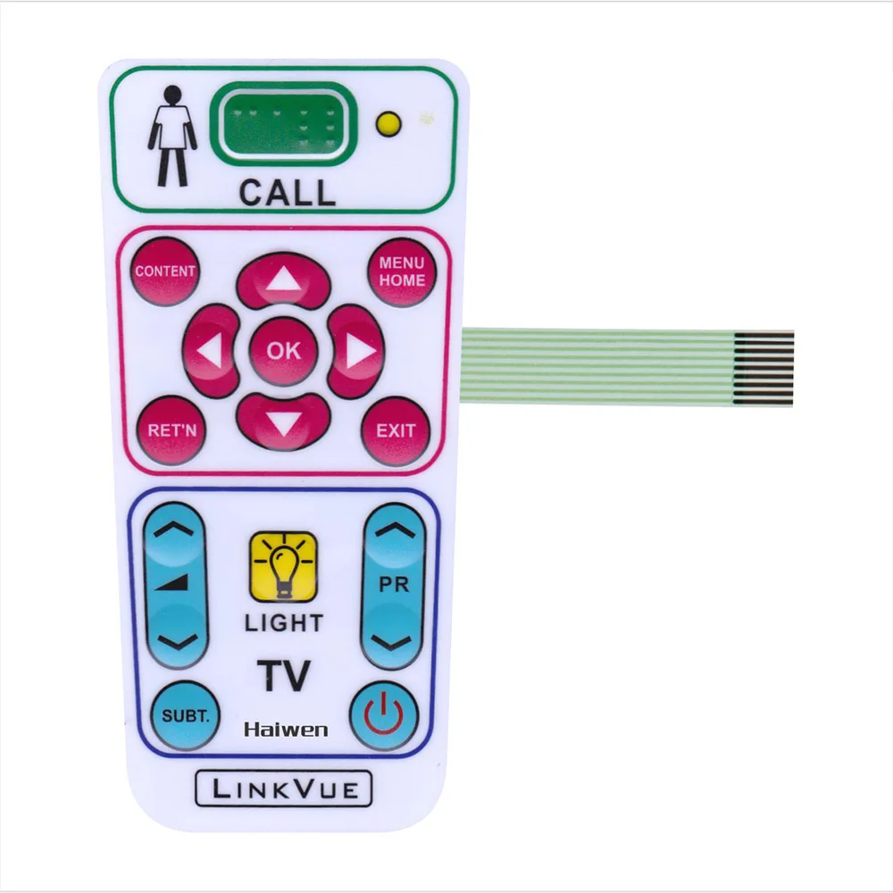 Shenzhen Embossed On Off Push Button Custom Membrane Switch Keypad Keyboard
