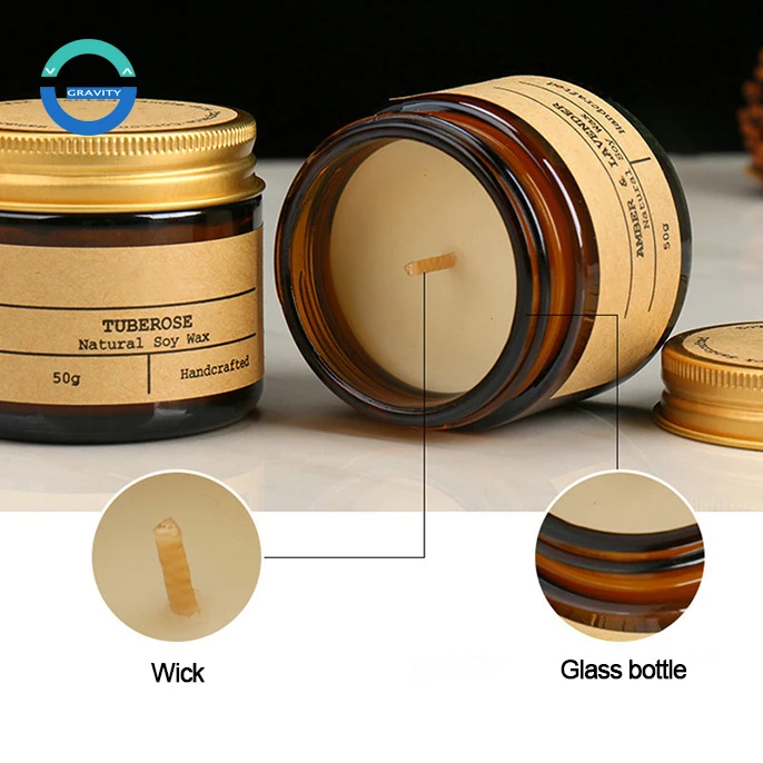 In Stock Wholesale Luxury Women Soy OEM Latest Scented Candles With Private Label