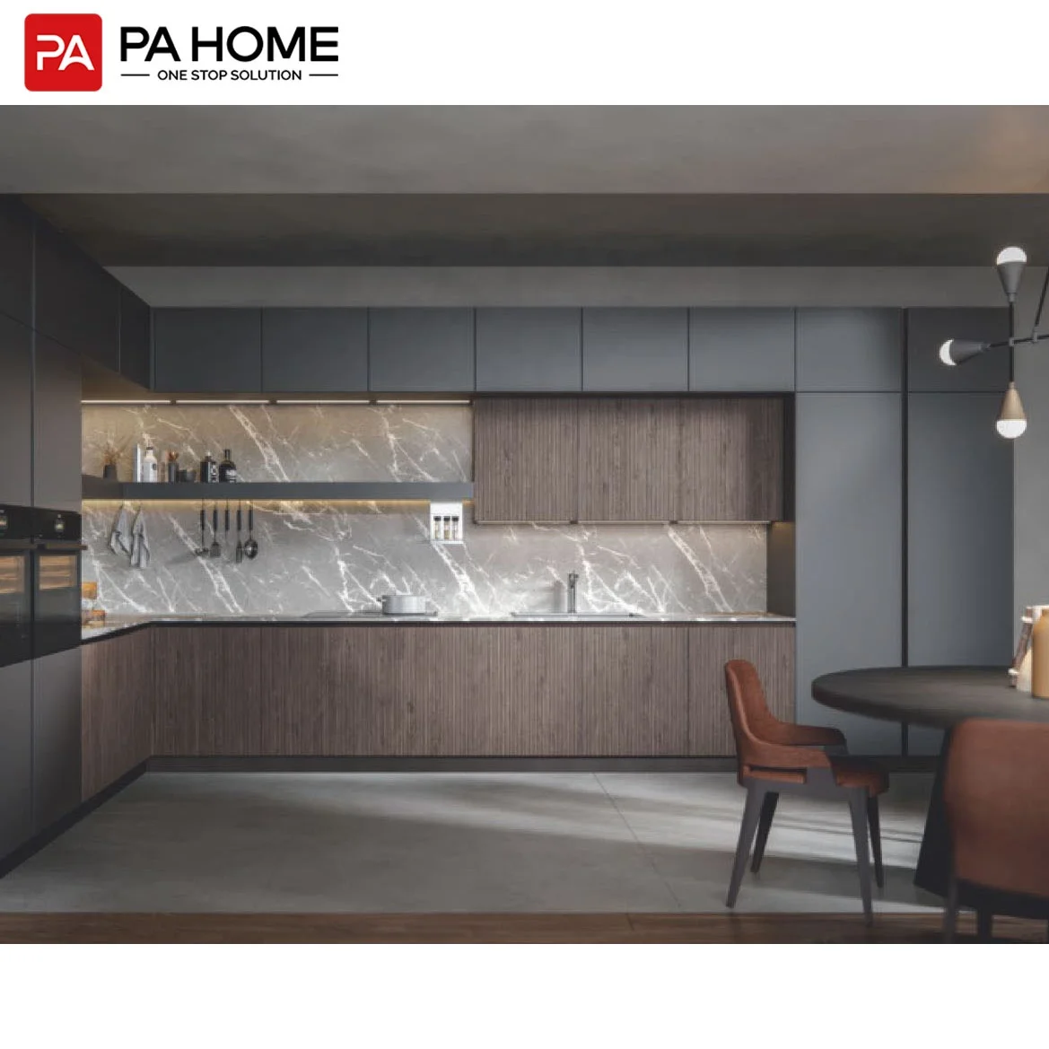 PINAI China manufacturer small smart modern cabinet designs modular kitchen furniture