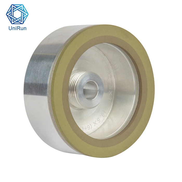 Round Abrasive Pencil Diamond Resin Flat Bevel Edge Grinding Polishing Wheel For Glass Edging Machine