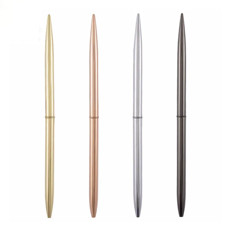 Wholesale New Creative Luxury Laser Custom Logo Hotel Metal Ballpoint Pens For Low Price