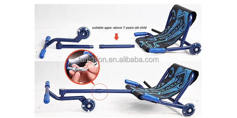 Ezy roller with extension bar, wave roller ezy roller for adult