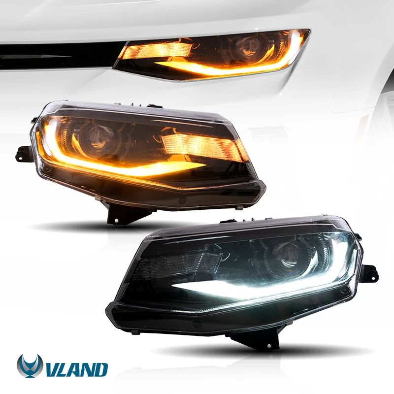 VLAND Wholesale Full LED Headlights With Sequential Car Head Light Front Lamp 2016-2019 For CHEVROLET CAMARO