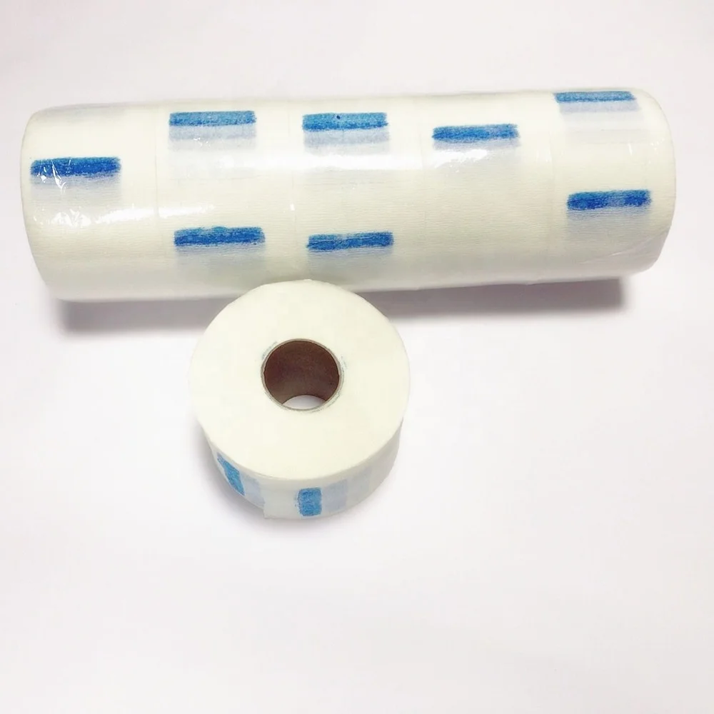 Disposable Elastic Salon Barber Neck Roll Paper Neck Ruffles Strip Crepe Neck Paper