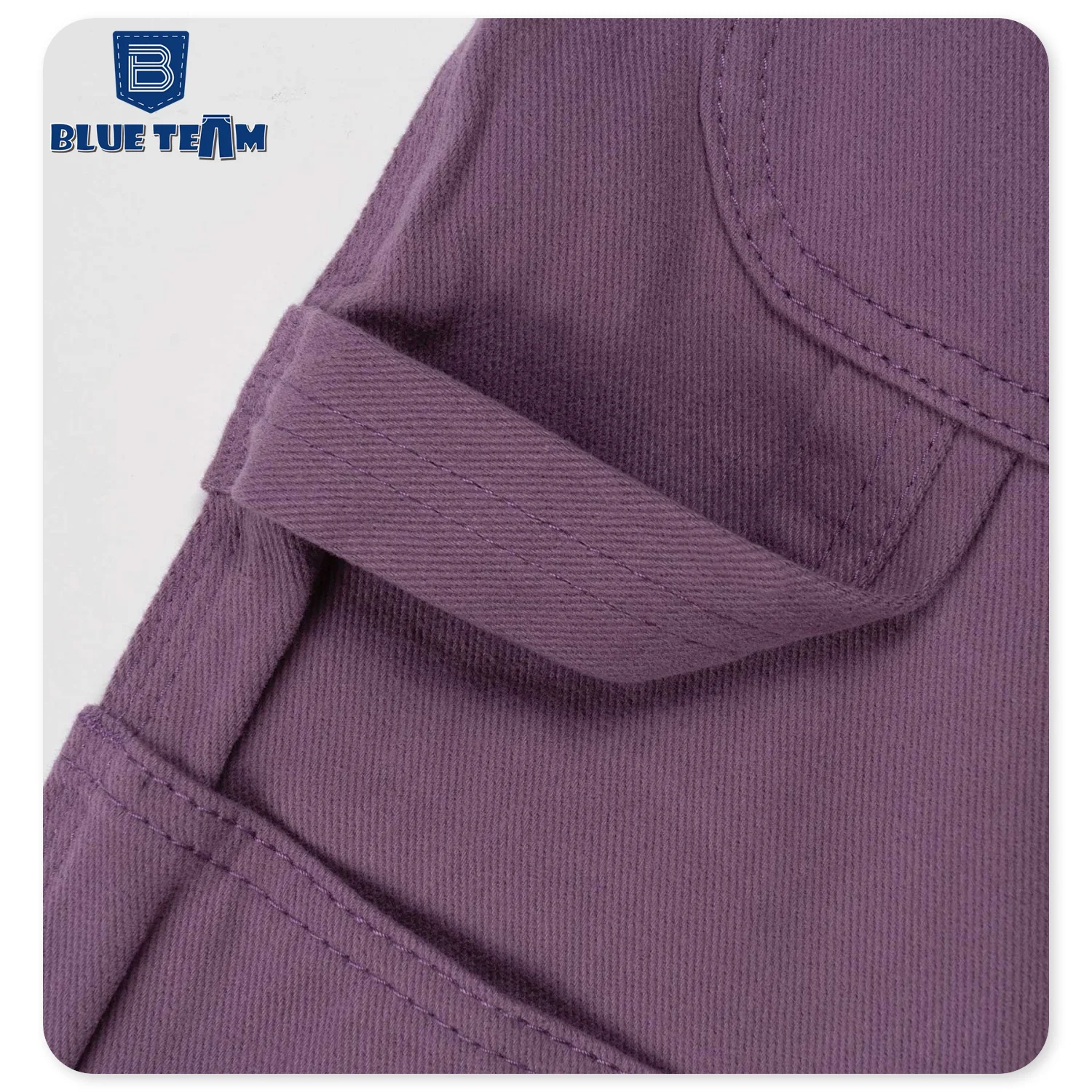 Blue Team | Custom denim jeans manufacture heavy purple colors mens pants baggy denim jeans cargo mens jeans for men