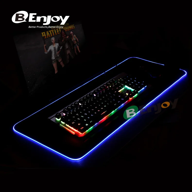 XXL Призма мягкая ткань микрофибра Esports удобный RGB LED игровой коврик для мыши, Musimat, коврик для мыши