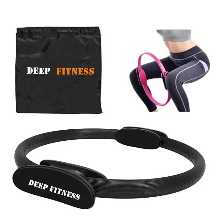 Manufacturer custom logo fitness exercise resistance band With Pilates Ring Magic Fitness Circle