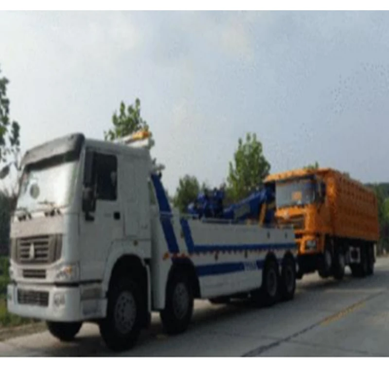 Manufacturer Customized Traffic Accident Bad Car Carrier Road Rescue Vehicle Flatbed Carrier Behind Pulling Wrecker Tow Trucks