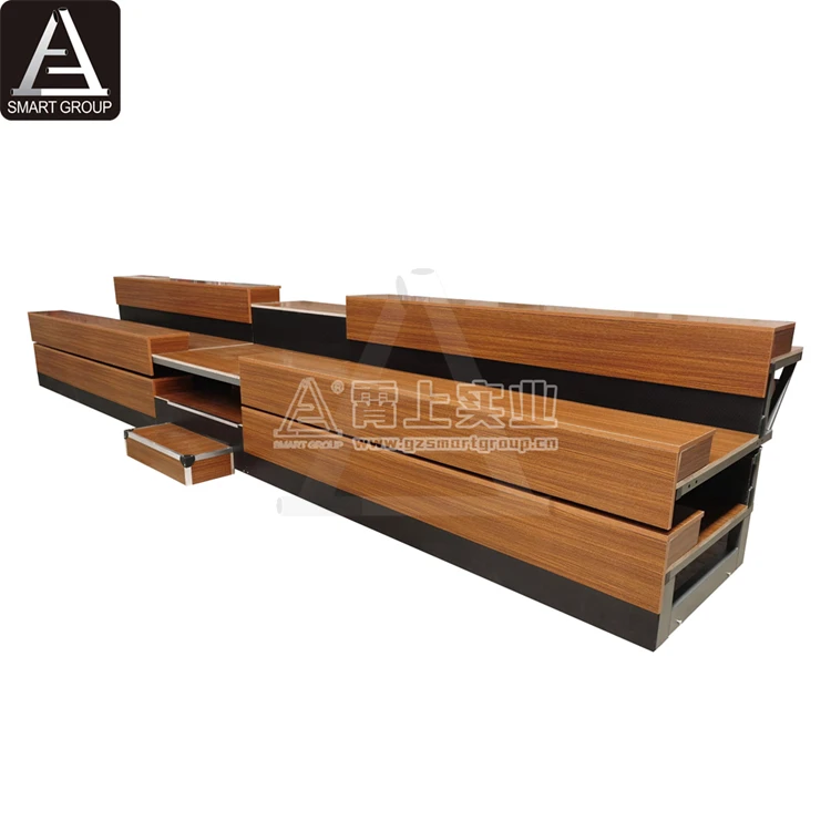 Портативная телескопическая трибуна выдвижной стадион для тренажерного зала мест телескопическая для тренажерного зала