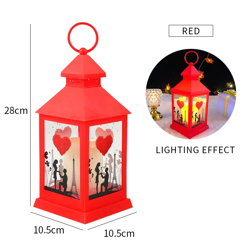 LED Lanterns Wedding Candle Lantern Valentines Day Decorative Lanterns Wedding Party Night Lights