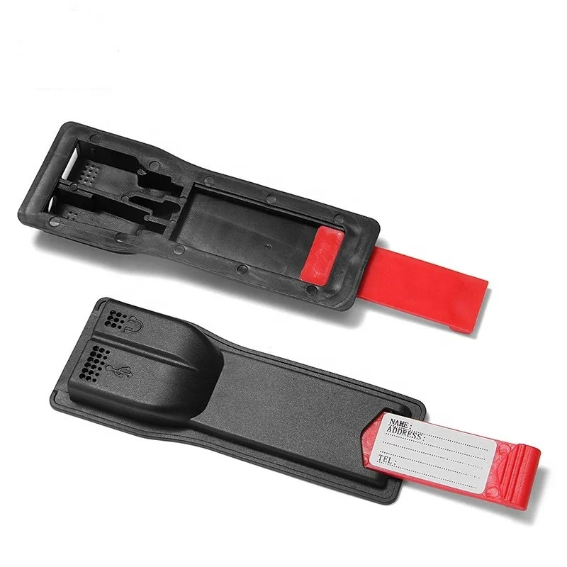 New Backpack External Dual Hole USB Shell with Address Plate Bag Address Plate USB Shell Audio Integrated Bag Part Plastic