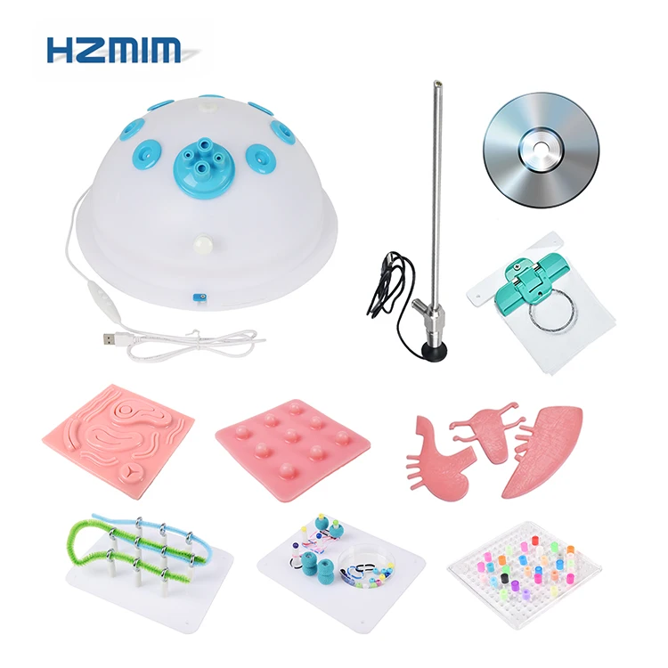 Professional Hemispherical Laparoscopic Trainer Box Laparoscopic Simulator Box Entrenador Laparoscopia