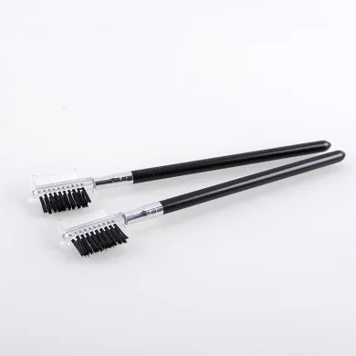 Good price black edge brush wholesale eyebrow brush for makeup eyebrow comb eye lash extension brush