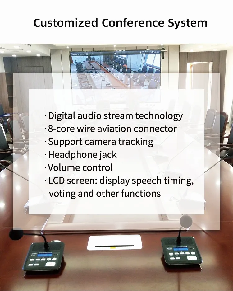 Meeting Room Wireless Conference Gooseneck Microphone System Conference Chairman Meeting Conference Microphones
