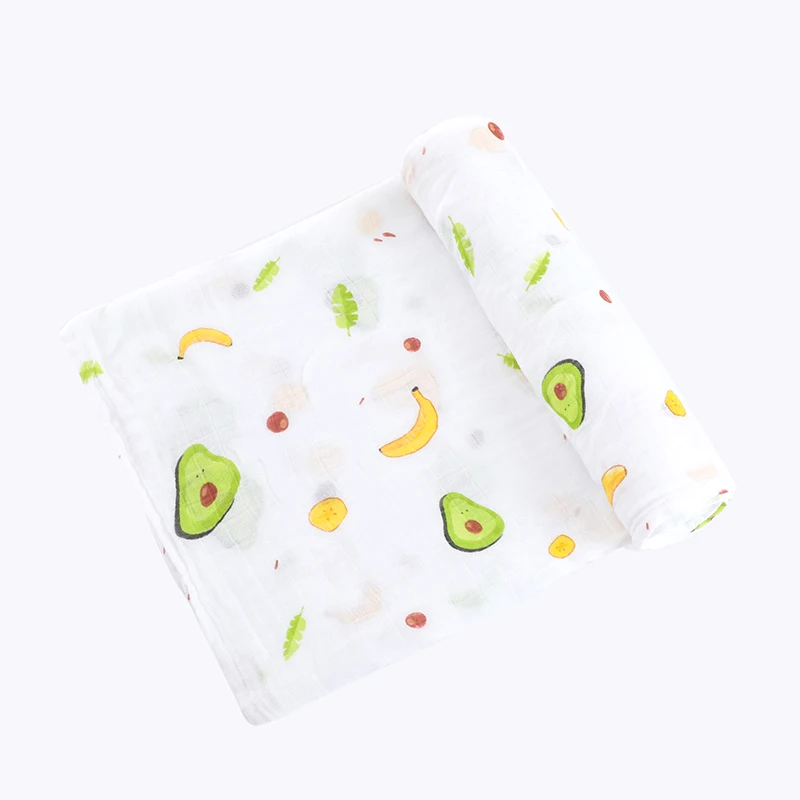 Wholesale Cheap Price 70%Bamboo 30%Cotton Baby Muslin Swaddle Blankets Breathable Lightweight Baby Blanket