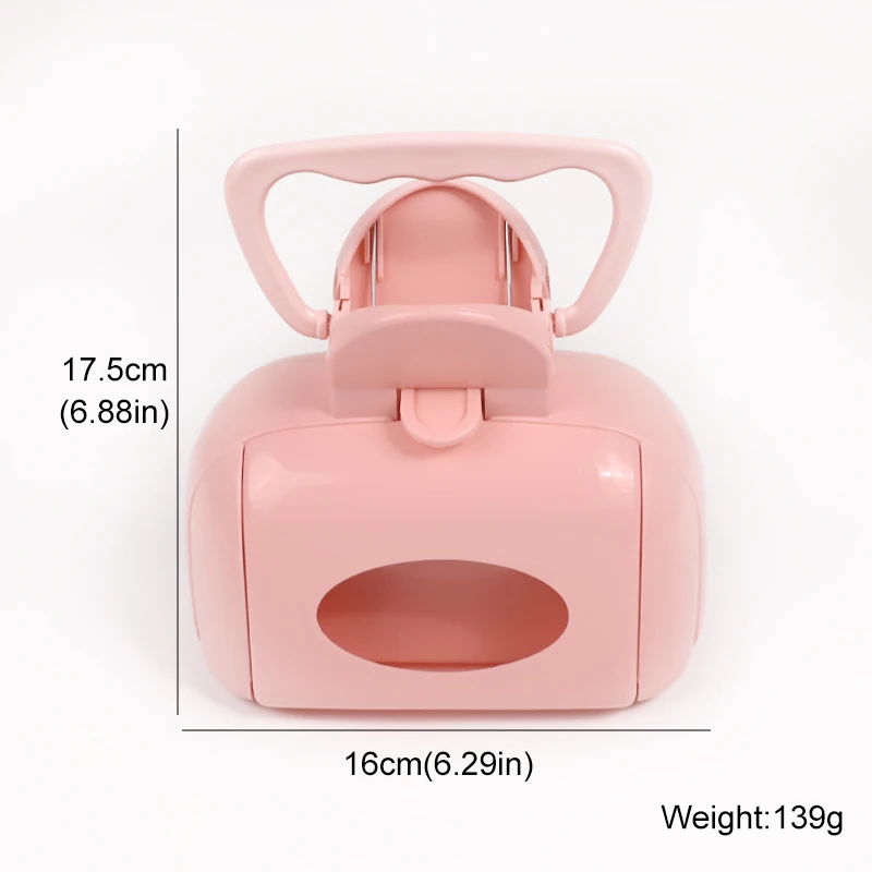 2023 Pet Outdoor Cleaning Tool Pet Poop Picker Plastic Folding Dog Pooper Scooper With Bags