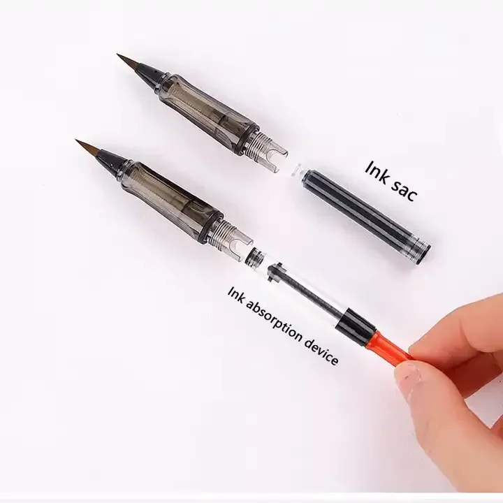 Fountain Pen Type Writing Brush Calligraphy Pen Soft Hair Painting Drawing Regular Script