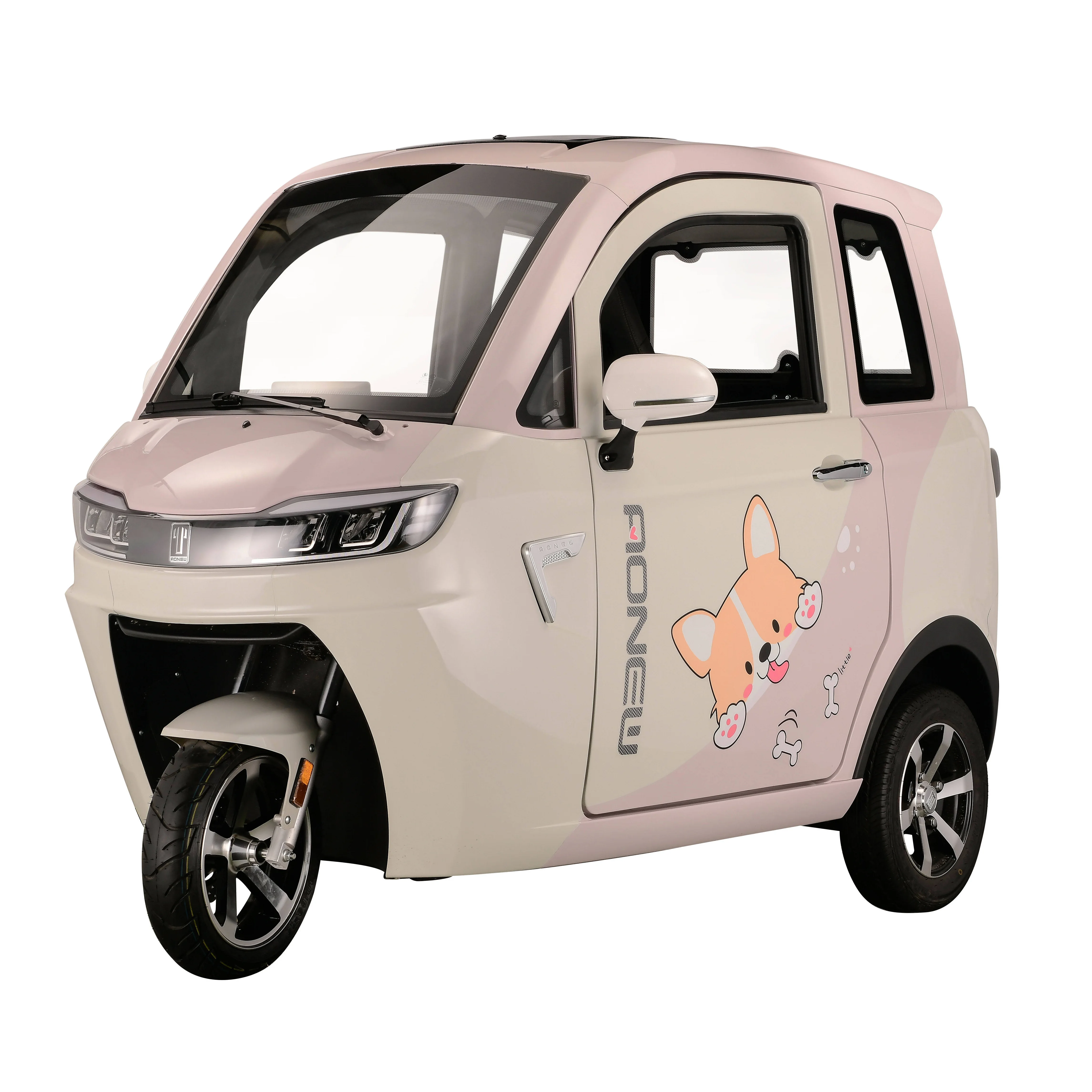 Chinese Factory Big Power Electric Tricycle Enclosed Body 3 Wheels Electric Scooter With EEC/COC