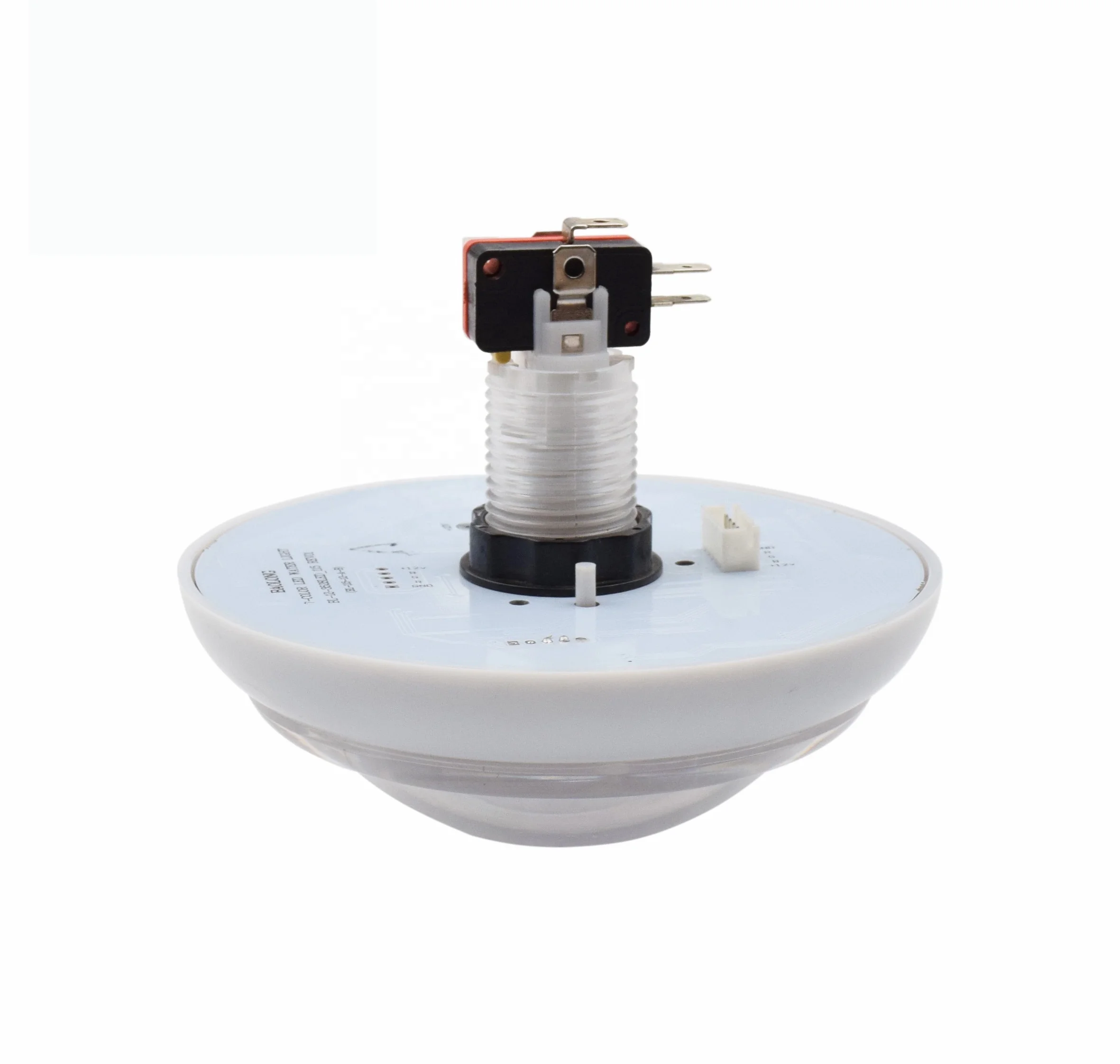 12V 100mm big round  colorful flashing illuminated  push button switch for arcade game machines